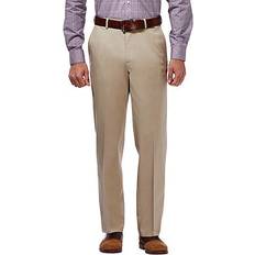 Chinos Pants Haggar Premium No Iron Khaki Classic Fit Pant - Khaki