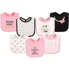 Hudson Drooler Bib 7-pack Princess