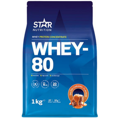 Star nutrition whey 80 Star Nutrition Whey-80 Salted Caramel 1000g