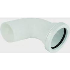 FloPlast Floplast White Push-Fit 90Â° Waste Pipe Conversion Bend (Dia)32mm