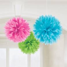 Amscan Pompons En Papier Multicolore