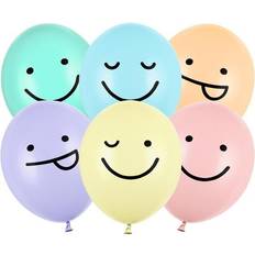 Tekst & Bogstaver Balloner PartyDeco Ballon med print i multi pastel