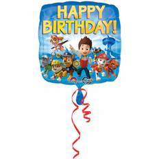 Goedkoop Dieren & Personage Ballonnen Amscan Folieballon Happy Birthday 43cm Paw Patrol