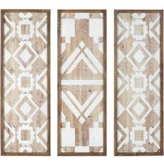 Home Essence Mandal Printed Wood Wall Decor