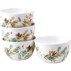 Bowls Certified International Christmas Story Dessert Bowl 13.335cm 4pcs 0.65L