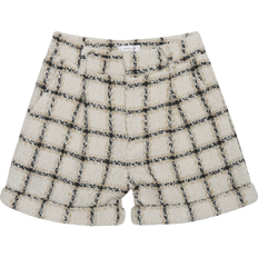 Women - Wool Shorts Anine Bing Becky Short - Beige Plaid