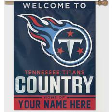 WinCraft Tennessee Titans Personalized Vertical Banner