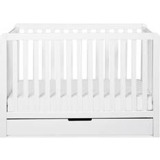 White Cribs DaVinci Baby Colby 4-in-1 Convertible Crib with Trundle Drawer 29.8x55.8"