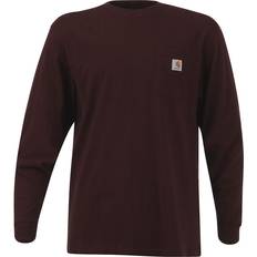 XXS T-shirts Carhartt Loose Fit Heavyweight Long Sleeve Pocket T-shirt - Port