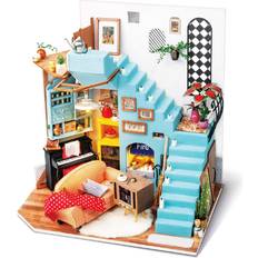 14 Dockor & Dockhus Hands Craft DIY Dollhouse Miniature Joy's Livingroom