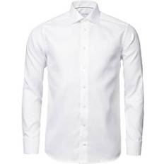 Eton white twill shirt Eton Textured Twill Shirt - White