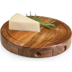 Picnic Time Acacia Brie Cheese Board 7.5" 4