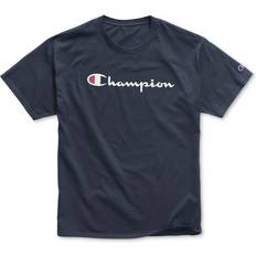 Champion Classic Script Logo T-shirt Men's - Navy