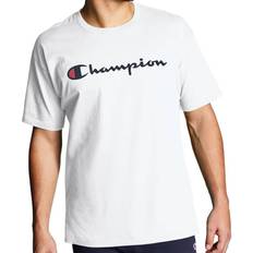 Champion T-shirts Champion Classic Script Logo T-shirt Men's - White