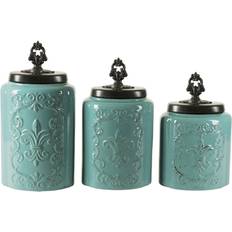 American Atelier Jay Imports Antique Kitchen Storage 3pcs