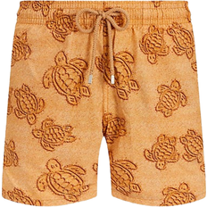 Beige Swimming Trunks Vilebrequin Sandy Turtle Swim Shorts - Beige