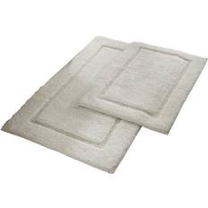 White Non-Slip Bath Mats Modern Threads 5CN2KBTE-WHT-ST