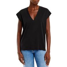 Frame Le Mid Rise V-Neck Tee - New