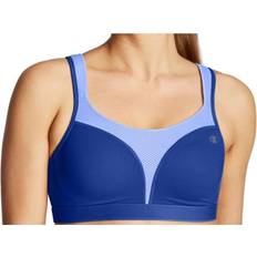 Champion The Spot Comfort Sports Bra - Surf The Web/Ocean Front Blue