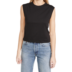 Frame Le High Rise Muscle Tee - Noir