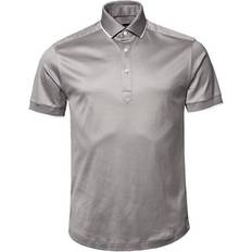 Eton Polo Shirts Eton Contemporary-Fit Contrast Trim Polo Shirt - Grey