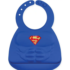 Blue Food Bibs Bumkins Silicone Bib Superman