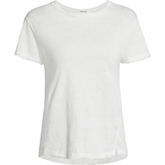 Frame Easy True Organic Linen T-Shirt - Blanc