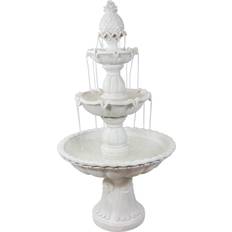 Sunnydaze Welcome 3-Tier Water Fountain