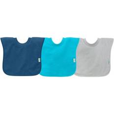 Polyester Drool Bibs Green Sprouts Pull-over Stay-dry Bibs 3-pack