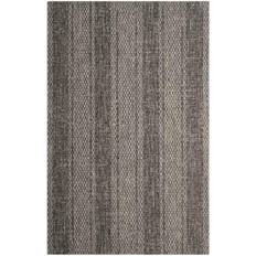 Stripes Carpets Safavieh Courtyard Collection Grey 78.7x152.4cm