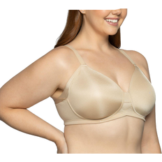 Vanity Fair Beauty Back Full Figure Wireless Extended Side and Back Smoother Bra - Damask Neutral