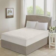 Bed Linen Beautyrest Cotton Heated Mattress Cover White (190.5x99.1)