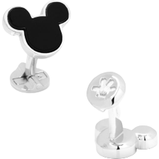 Cufflinks Inc Mickey Mouse Cufflinks - Silver/Onyx