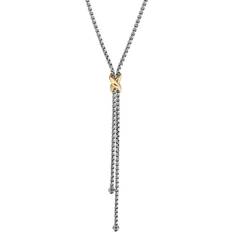 David Yurman Necklaces David Yurman Petite X Lariat Y Necklace - Gold/Silver