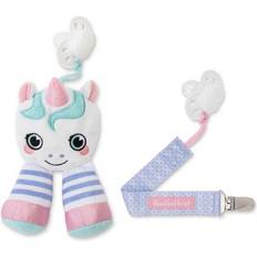 White Pacifier Holders BooginHead Pacipal Pacifier Unicorn