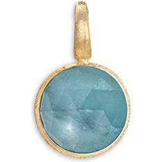 Marco Bicego 18K Yellow Gold Jaipur Aquamarine Bezel Pendant