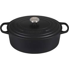 Le Creuset Licorice Signature Oval with lid 6.38 L