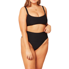 L*Space Eco Chic Repreve Desi Bikini Bottom - Black