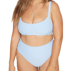 L*Space Eco Chic Repreve Desi Bikini Bottom - Sky Blue