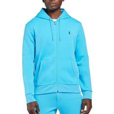 Double knit full zip hoodie Polo Ralph Lauren Double-Knit Full-Zip Hoodie - Lindsay Blue