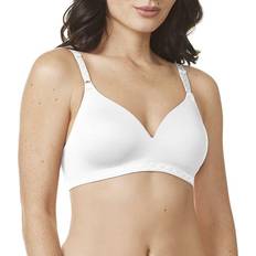 Warner's Cloud 9 Full-Coverage Wireless Contour Bra - White