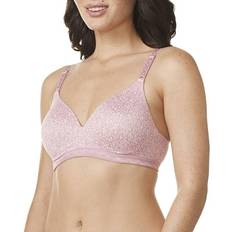 Warner's Cloud 9 Full-Coverage Wireless Contour Bra - Foxglove Baby Animal