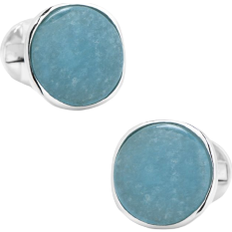 Silver Cufflinks Cufflinks Inc Classic Formal Cufflinks - Silver/Blue