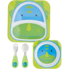 Plastic Baby Dinnerware Skip Hop Zoo Mealtime Gift Set Dino