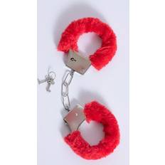 Rood Manchetten Ouch! Beginner&apos s Handcuffs Furry Red