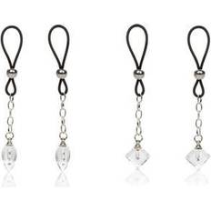 Nipple Clamps Sex Toys on sale CalExotics Nipple Play NonPiercing Nipple Jewellery Crystal Teardrop