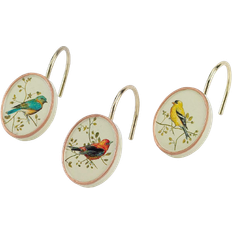 Multicolour Shower Curtain Hooks Gilded Bird 40619859