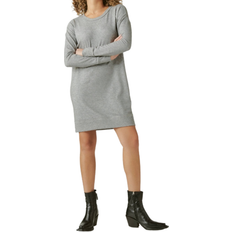 Lucky Brand Cloud Jersey Crew Dress - Heather Grey