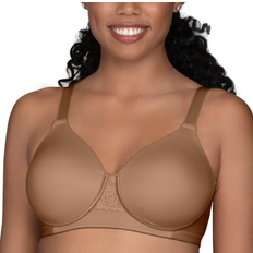 Brown - Women Bras Vanity Fair Beauty Back Full Figure Wirefree Bra - Totally Tan