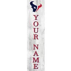 Fan Creations Houston Texans Personalized Welcome Leaner Sign